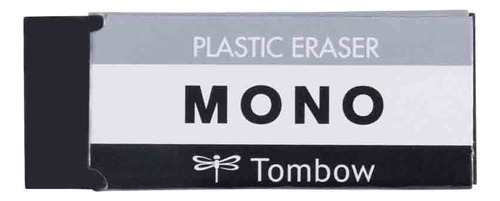 Pequeña goma Tombow de plástico monocromo negra PE-01ab