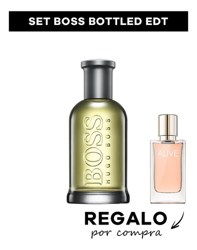 Combo Boss Bottled Edt 100ml +  Alive 30ml De Regalo