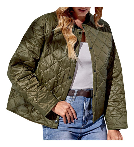 Chaqueta Algodon Para Mujer Abrigo Invierno Calido Acolchado