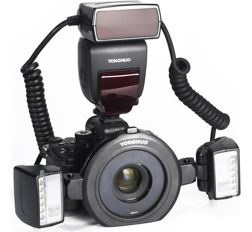 Flash Yongnuo Circular Yn-24ex Macro Ring Para Sony S/juros Cor Preto