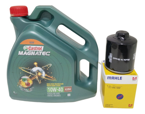 Kit Cambio Aceite 10w40 Castrol Vw Gol Saveiro Voyage