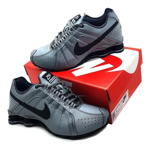 Vendo Nike Shox Junior Novo Na Caixa Frete Gratis No Pac - Sapatos Tênis Nike Cinza-escuro com o Melhores Preços no Mercado Livre Brasil