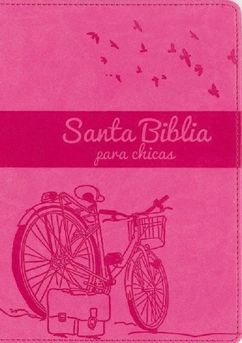 Imagen 1 de 9 de Santa Biblia Para Chicas Nvi Piel Italiana Dos Tonos Rosado