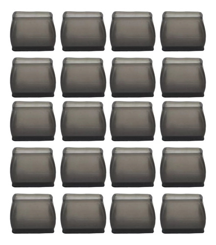 Protector De Suelo For Patas De Silla Rectangular 20 Piezas