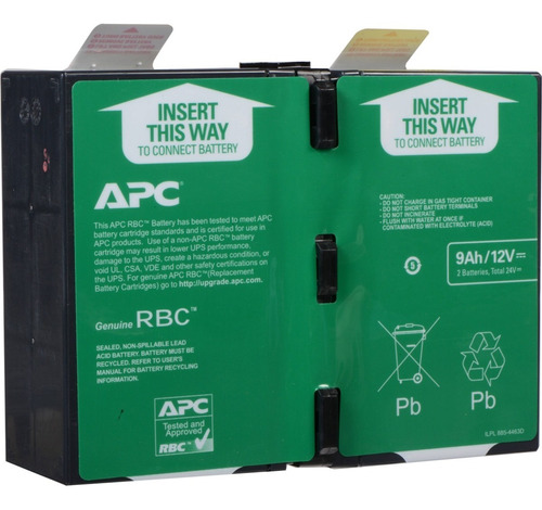 Bateria Ups Apc Rbc124 Original Br1500g Br1300g Bx1500m Etc