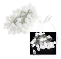 Comprar Guirnalada Luces Led Bolita 5m 220v Blanco Frío