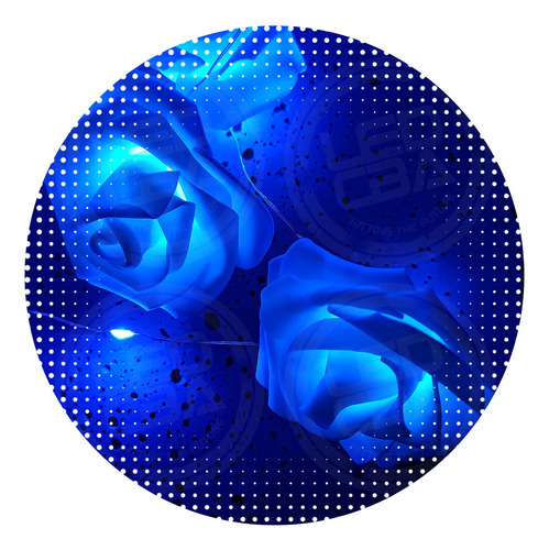Guirnalda Alambre Led 10 Rosas Azules Flores 1.8 M + Pilas 