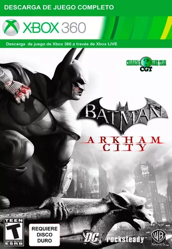 Batman Arkham City - Código 25 Digitos - Download Xbox 360 | MercadoLivre