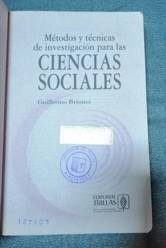 Metodos Y Tecnicas De Investigacion Para Las Ciencias Social