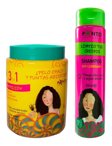 Imagen 1 de 3 de Kit Ponto Shampoo + Tratamiento - g a $21