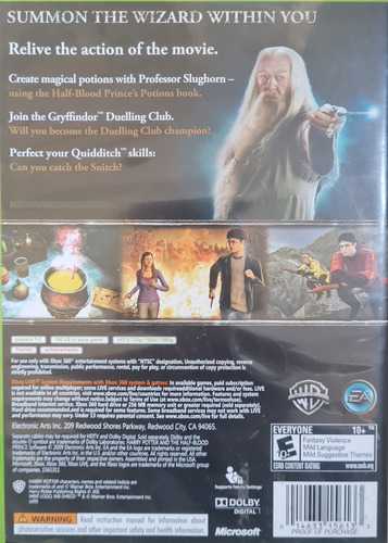Harry Potter And The Half Blood Prince Xbox 360 (Usado)