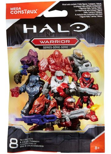 Halo Mega Construx Micro Figuras De Acción Warrior Series Cn