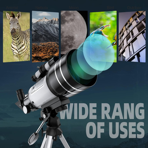 Telescopio Refractor Para Niños Marca No Especificada Modelo Color