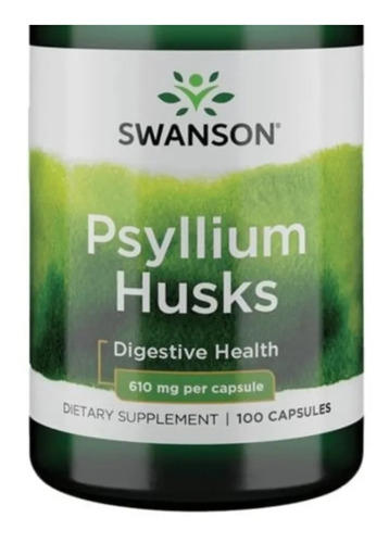 Psyllium Husks Salud Intestinal 610mg/100cap Swanson