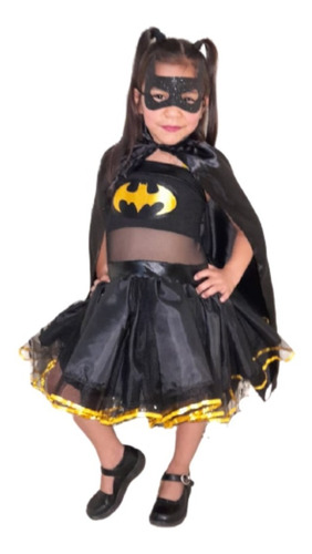 Disfraz Batichica Batman Talla 6 Para Niña 6-7 Años | Cuotas sin interés