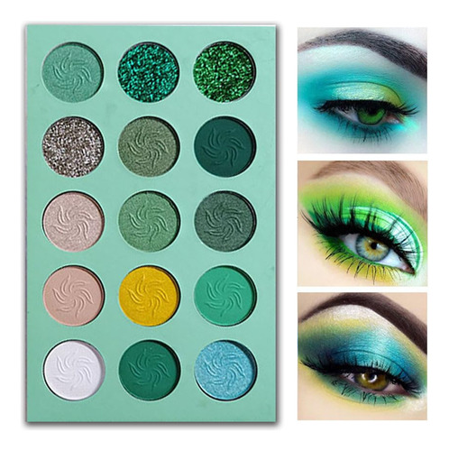 Go Ho Paleta De Sombra De Ojos De 15 Colores, Maquillaje De 