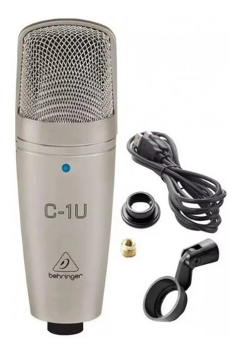 Micrófono Condenser Usb Behringer C-1u Pipeta Cable Usb