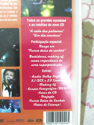 Dvd Klb Ao Vivo Estandar (Usado)