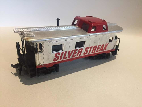 Tren Vagón Caboose Ho Tyco Silver Streak Vintage