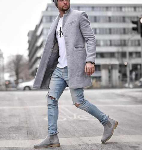 Abrigo, Chaqueta Para Hombre, A La Moda, Diseño De Dragón