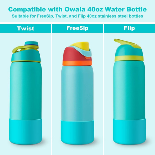 2 Botas De Silicona Para Botella De Agua De 40 Onzas, Funda