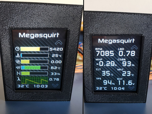 Computador De Bordo Omega Com Dash Megasquirt Ms2 Plug Play