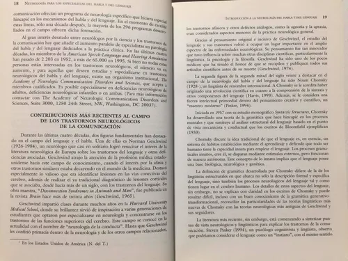Neurología Del Habla Y Del Lenguaje. R Love. Neurociencia