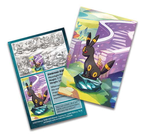Pokemon Prismatic Evolution Minitin Umbreon Y Sylveon Inglés