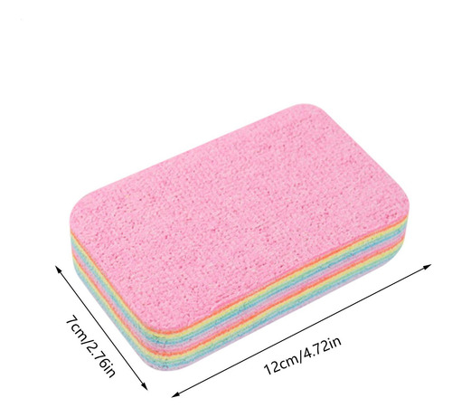 Esponja De Microfibra Para Fregar, Paños De Cocina, 12 Capas