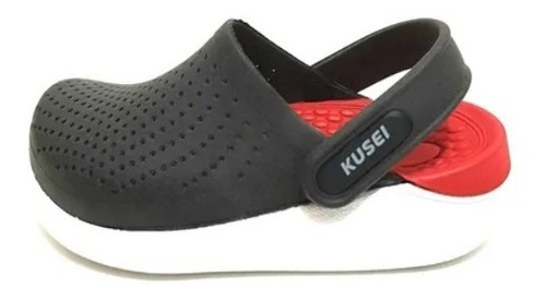 Ojotas Kusei Kids Negro/rojo Abc Dep