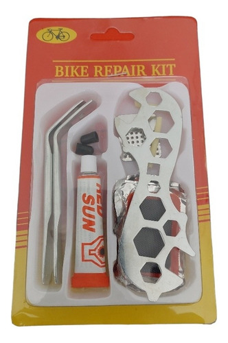 Kit Herramientas Reparación Bicicleta Pinchazo Llanta