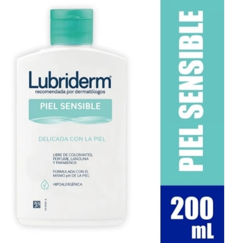 Lubriderm Crema Piel Sensible Delicada Con La Piel 200ml 