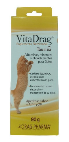 Vitadrag Con Taurina Para Gatos