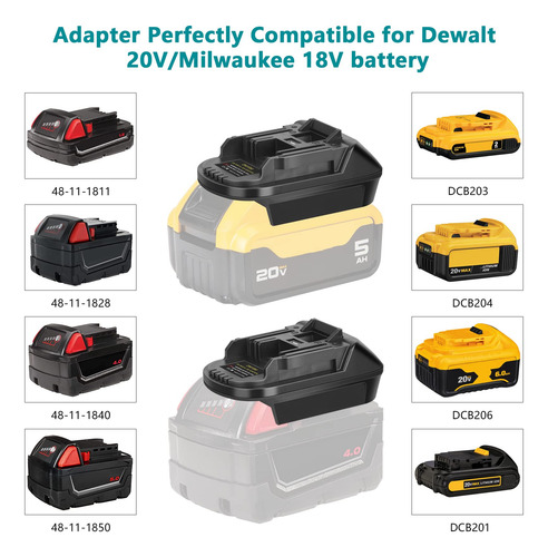 Adaptador De Batería Para Makita 18v Herramientas Convertido