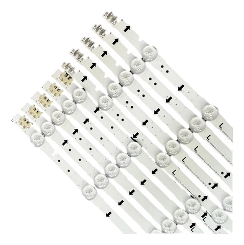 10 Tiras Con 3 Y 6 Leds Samsung Un40h5550  Un40h5550af