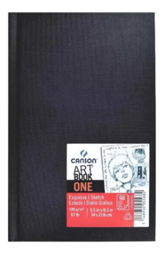 Libro De Dibujo Art Book One Canson 14x21.6cm C/98hj
