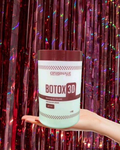 Botox 3d Redutor Volume C/óleo Marroquino Argan 1kg