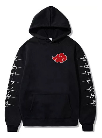 Sudadera Con Capucha Unisex Moda Naruto Akatsuki