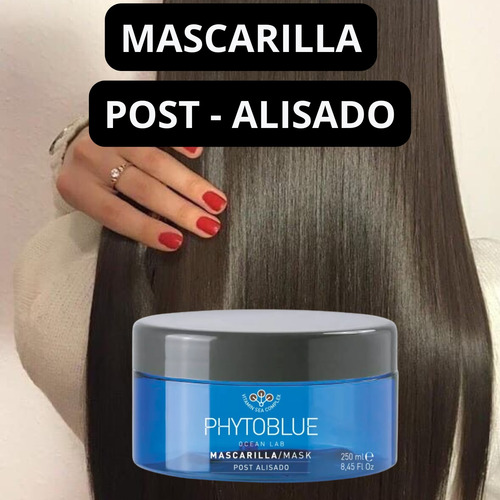 Mascarilla Filler Post Alisado Lisos Phytoblue 250 Ml
