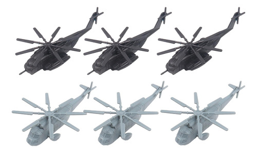6x Colección Pequeña Helicóptero De Combate Juguete Juego