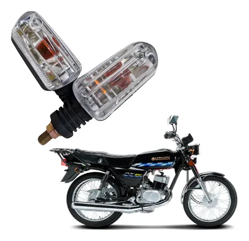 Direccionales (x2) Para Ax 100 Suzuki Medianas Transparentes