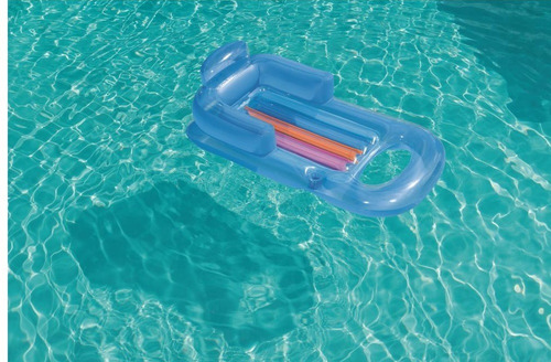 Imagen 7 de 10 de Colchoneta Sillon Inflable Pileta Apoyabrazos Bestway 43028