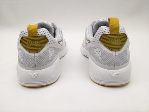 Tênis Vibe Shoes Prolific Branco Dourado Skate Promoção
