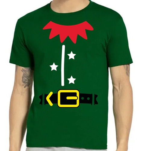 Playera Infantil Traje De Duende Navidad / Santa Claus