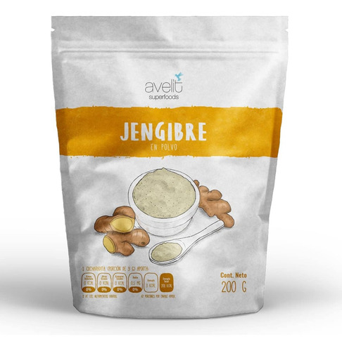 Avelit Superfoods Jengibre En Polvo 200g