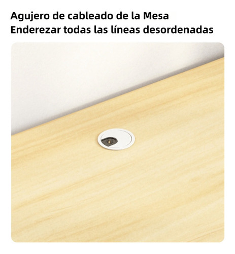Escritorio De Oficina Para Computadora Con Cajón De Madera