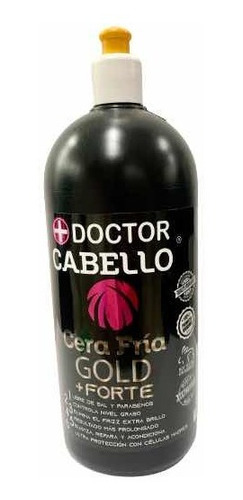 Cera Fria Gold  + Forte Doctor Cabello De Litro