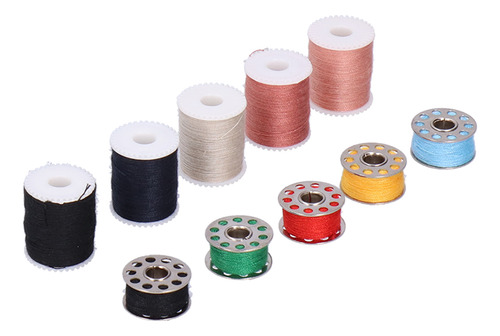 Hilo De Coser De Color Inferior, Bobina De 32 Piezas, 28 Bob
