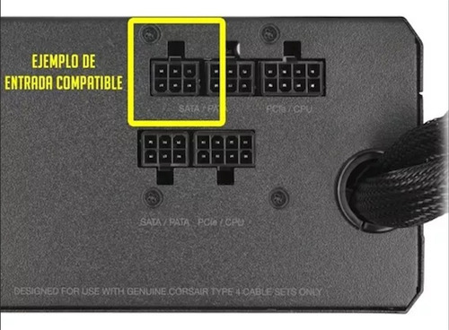 Cable Sata/pata Modular Para Fuente Corsair (Usado)