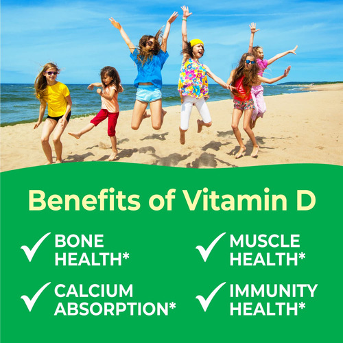 Vitaworks Vitamina D Para Niños 1000 Ui Masticable 120 Tab